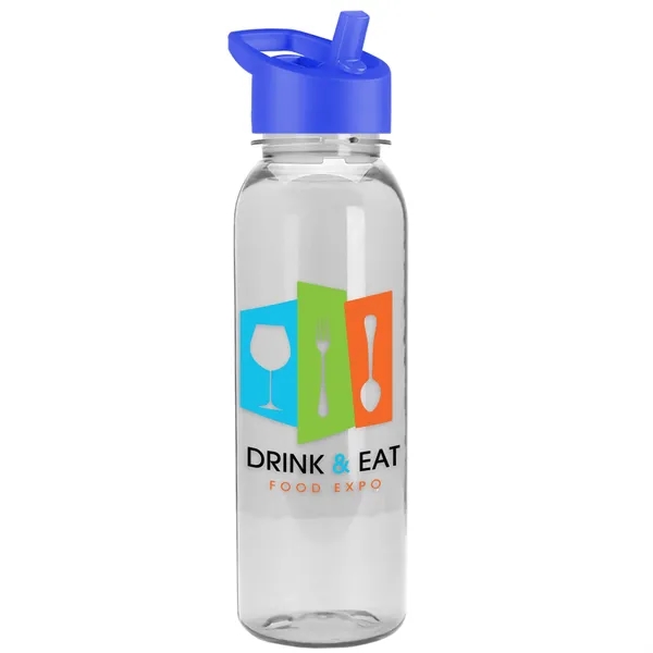 Garyline® Flat-Sided Tritan® Bottle with Flip-Straw Lid -...... from ASI 40480 Koozie Group