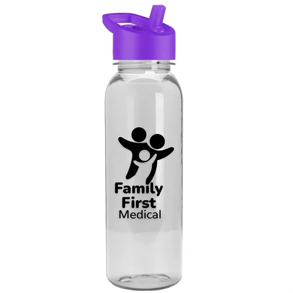 Garyline® Flat-Sided Tritan® Bottle with Flip-Straw Lid -...... from ASI 40480 Koozie Group