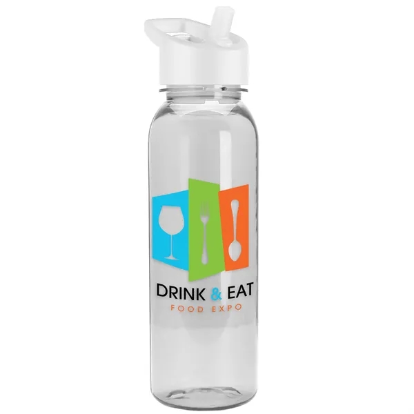 Garyline® Flat-Sided Tritan® Bottle with Flip-Straw Lid -...... from ASI 40480 Koozie Group