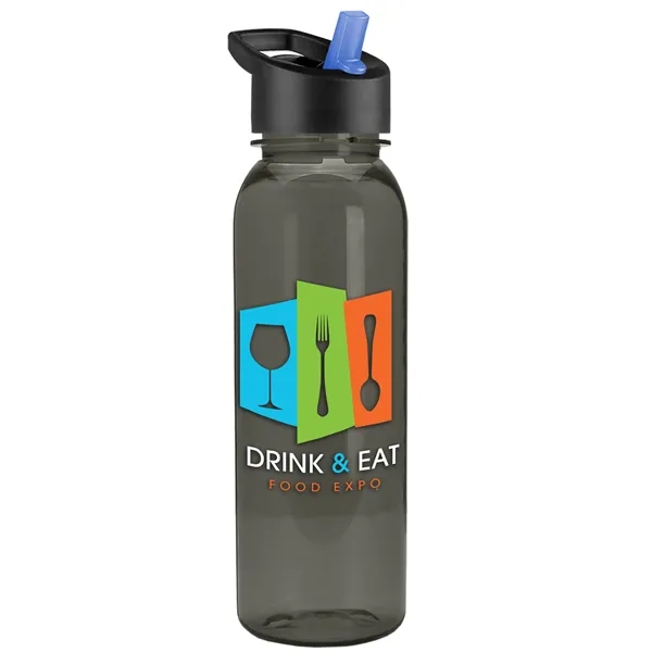 Garyline® Flat-Sided Tritan® Bottle with Flip-Straw Lid -...... from ASI 40480 Koozie Group