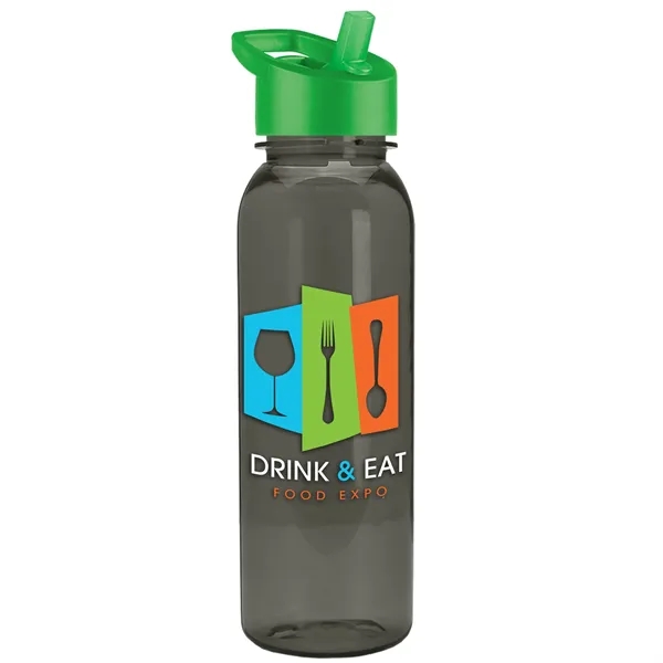 Garyline® Flat-Sided Tritan® Bottle with Flip-Straw Lid -...... from ASI 40480 Koozie Group