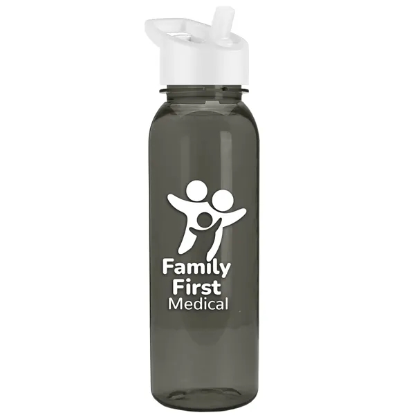 Garyline® Flat-Sided Tritan® Bottle with Flip-Straw Lid -...... from ASI 40480 Koozie Group