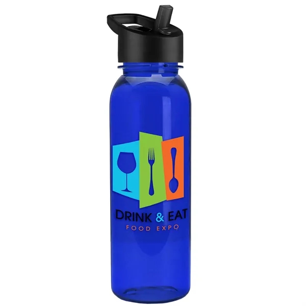 Garyline® Flat-Sided Tritan® Bottle with Flip-Straw Lid -...... from ASI 40480 Koozie Group