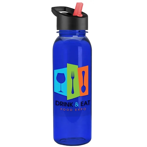 Garyline® Flat-Sided Tritan® Bottle with Flip-Straw Lid -...... from ASI 40480 Koozie Group