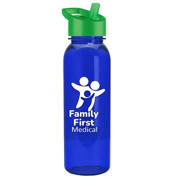 Garyline® Flat-Sided Tritan® Bottle with Flip-Straw Lid -...... from ASI 40480 Koozie Group