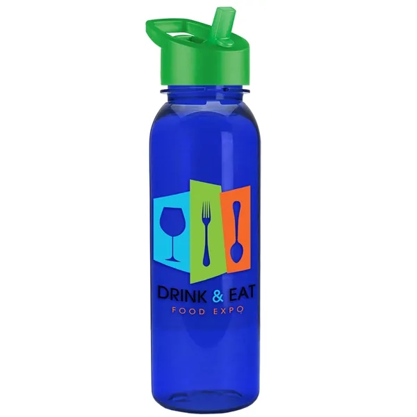 Garyline® Flat-Sided Tritan® Bottle with Flip-Straw Lid -...... from ASI 40480 Koozie Group