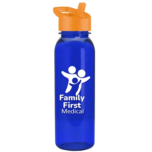 Garyline® Flat-Sided Tritan® Bottle with Flip-Straw Lid -...... from ASI 40480 Koozie Group