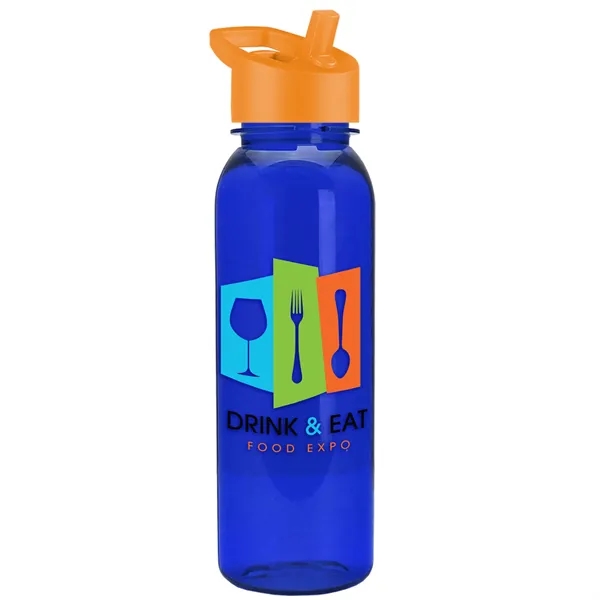 Garyline® Flat-Sided Tritan® Bottle with Flip-Straw Lid -...... from ASI 40480 Koozie Group