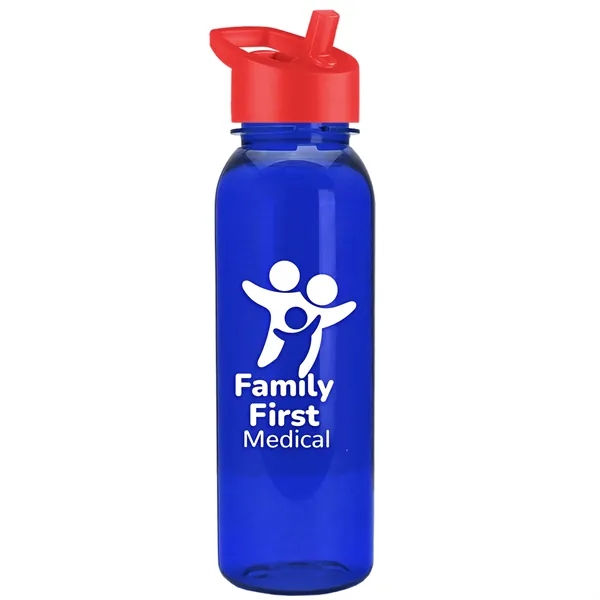 Garyline® Flat-Sided Tritan® Bottle with Flip-Straw Lid -...... from ASI 40480 Koozie Group