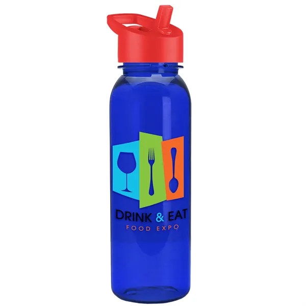 Garyline® Flat-Sided Tritan® Bottle with Flip-Straw Lid -...... from ASI 40480 Koozie Group