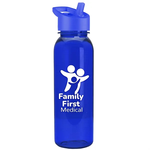 Garyline® Flat-Sided Tritan® Bottle with Flip-Straw Lid -...... from ASI 40480 Koozie Group