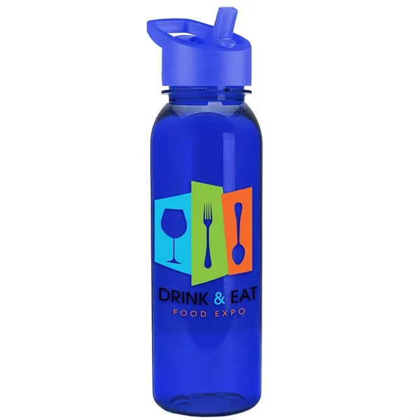 Garyline® Flat-Sided Tritan® Bottle with Flip-Straw Lid -...... from ASI 40480 Koozie Group