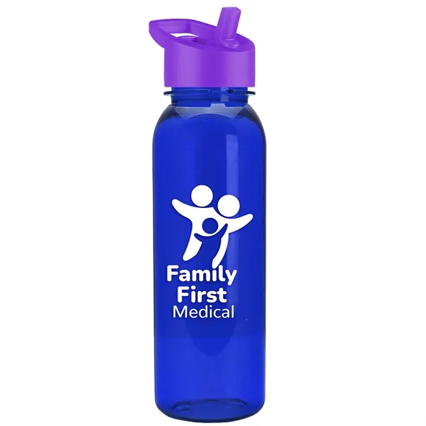 Garyline® Flat-Sided Tritan® Bottle with Flip-Straw Lid -...... from ASI 40480 Koozie Group