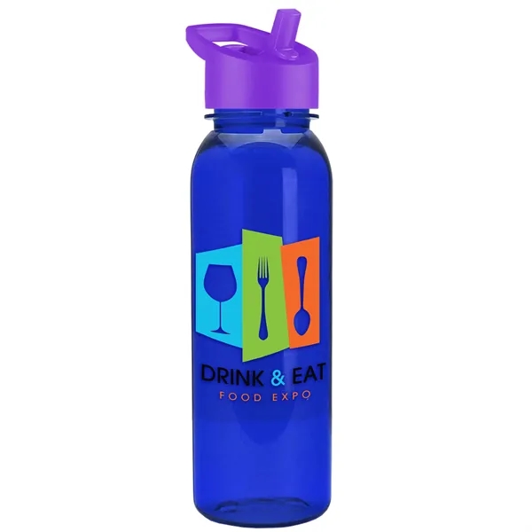 Garyline® Flat-Sided Tritan® Bottle with Flip-Straw Lid -...... from ASI 40480 Koozie Group