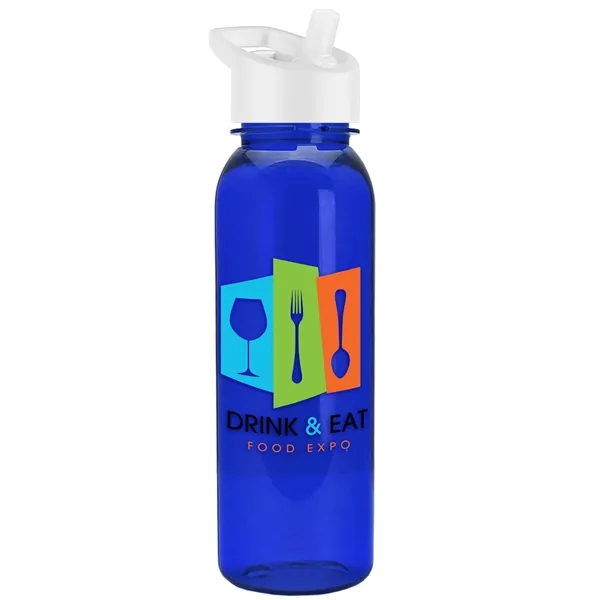 Garyline® Flat-Sided Tritan® Bottle with Flip-Straw Lid -...... from ASI 40480 Koozie Group