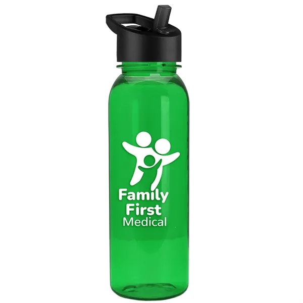 Garyline® Flat-Sided Tritan® Bottle with Flip-Straw Lid -...... from ASI 40480 Koozie Group