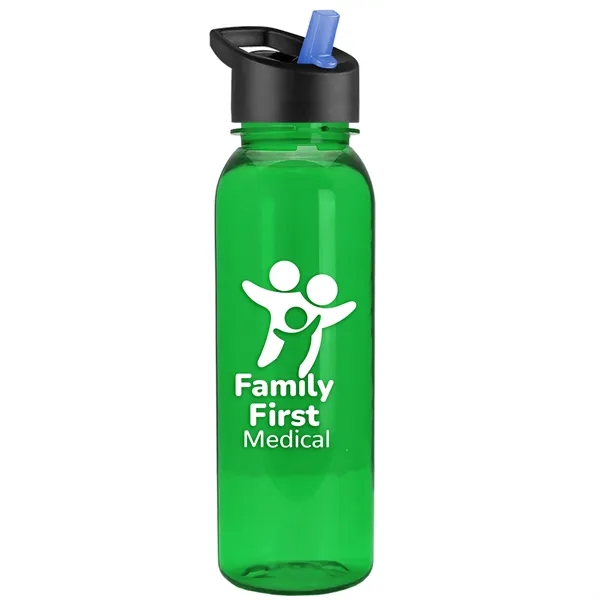 Garyline® Flat-Sided Tritan® Bottle with Flip-Straw Lid -...... from ASI 40480 Koozie Group