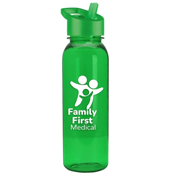 Garyline® Flat-Sided Tritan® Bottle with Flip-Straw Lid -...... from ASI 40480 Koozie Group