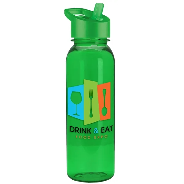 Garyline® Flat-Sided Tritan® Bottle with Flip-Straw Lid -...... from ASI 40480 Koozie Group