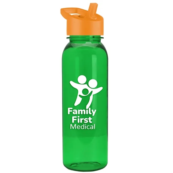 Garyline® Flat-Sided Tritan® Bottle with Flip-Straw Lid -...... from ASI 40480 Koozie Group