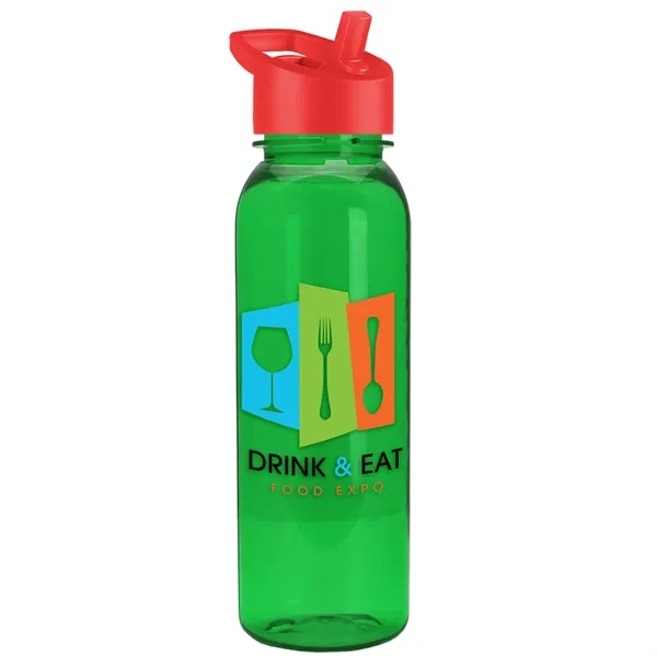 Garyline® Flat-Sided Tritan® Bottle with Flip-Straw Lid -...... from ASI 40480 Koozie Group