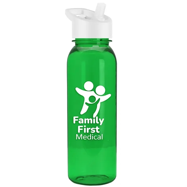 Garyline® Flat-Sided Tritan® Bottle with Flip-Straw Lid -...... from ASI 40480 Koozie Group