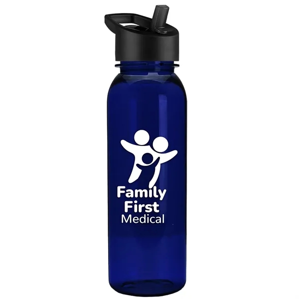 Garyline® Flat-Sided Tritan® Bottle with Flip-Straw Lid -...... from ASI 40480 Koozie Group