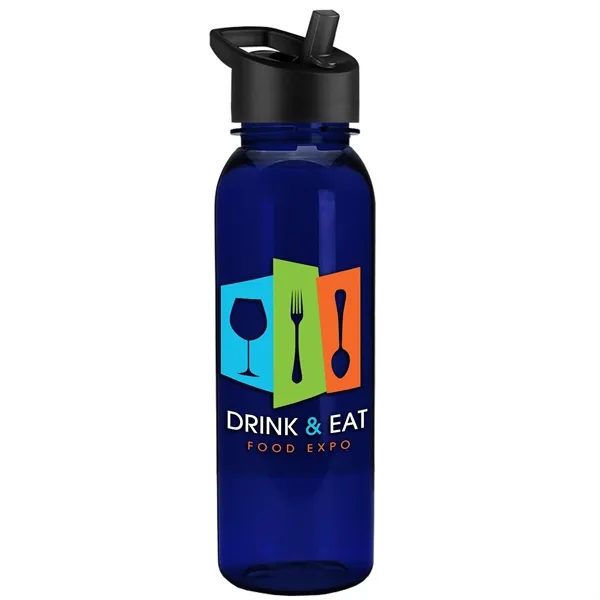 Garyline® Flat-Sided Tritan® Bottle with Flip-Straw Lid -...... from ASI 40480 Koozie Group