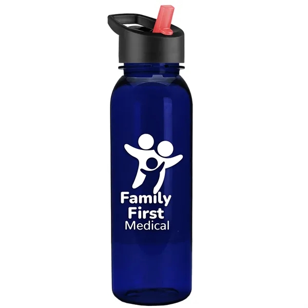 Garyline® Flat-Sided Tritan® Bottle with Flip-Straw Lid -...... from ASI 40480 Koozie Group
