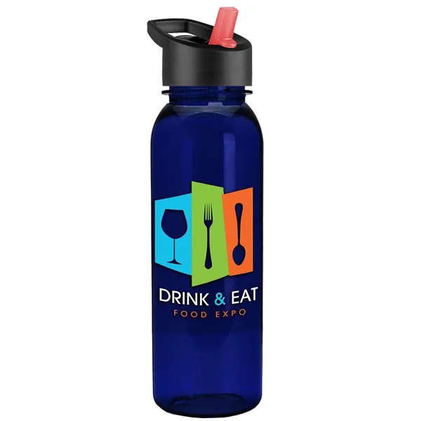 Garyline® Flat-Sided Tritan® Bottle with Flip-Straw Lid -...... from ASI 40480 Koozie Group