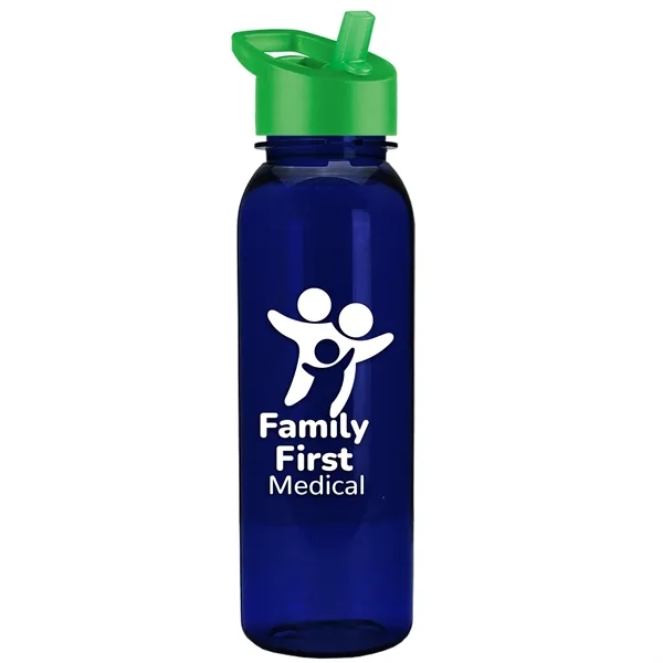 Garyline® Flat-Sided Tritan® Bottle with Flip-Straw Lid -...... from ASI 40480 Koozie Group
