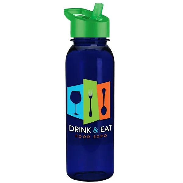 Garyline® Flat-Sided Tritan® Bottle with Flip-Straw Lid -...... from ASI 40480 Koozie Group