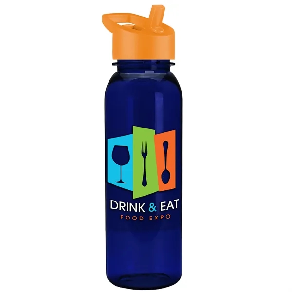 Garyline® Flat-Sided Tritan® Bottle with Flip-Straw Lid -...... from ASI 40480 Koozie Group