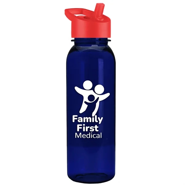 Garyline® Flat-Sided Tritan® Bottle with Flip-Straw Lid -...... from ASI 40480 Koozie Group
