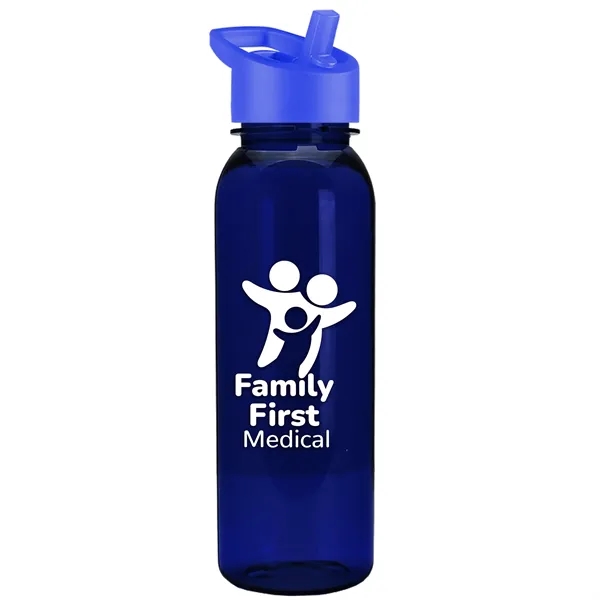 Garyline® Flat-Sided Tritan® Bottle with Flip-Straw Lid -...... from ASI 40480 Koozie Group