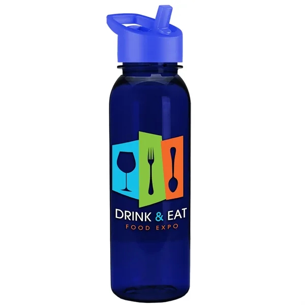 Garyline® Flat-Sided Tritan® Bottle with Flip-Straw Lid -...... from ASI 40480 Koozie Group