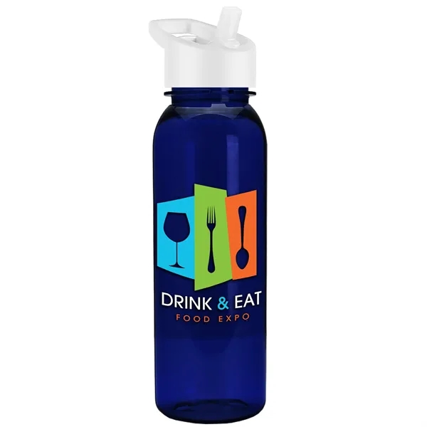 Garyline® Flat-Sided Tritan® Bottle with Flip-Straw Lid -...... from ASI 40480 Koozie Group