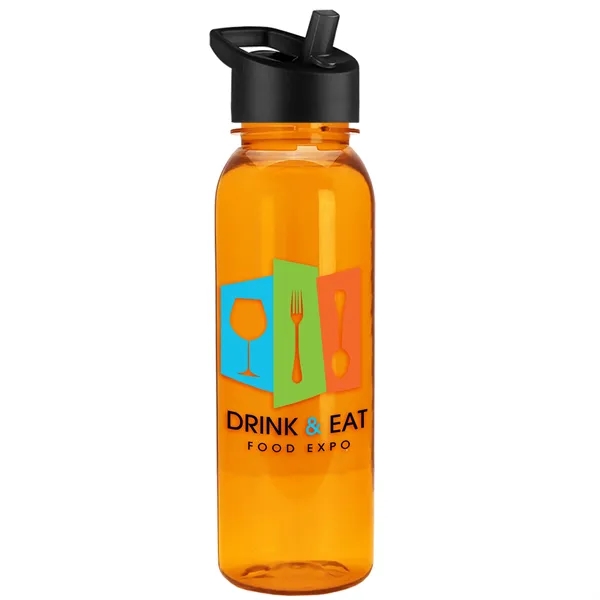 Garyline® Flat-Sided Tritan® Bottle with Flip-Straw Lid -...... from ASI 40480 Koozie Group