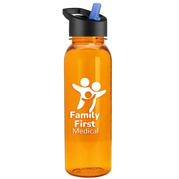Garyline® Flat-Sided Tritan® Bottle with Flip-Straw Lid -...... from ASI 40480 Koozie Group
