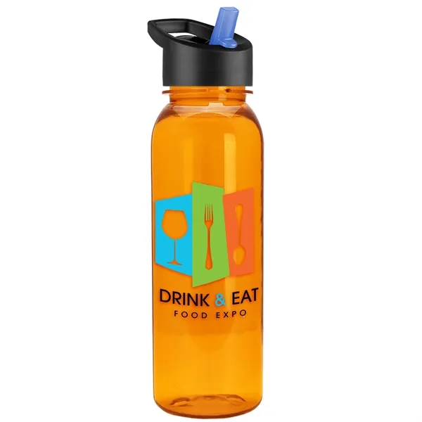 Garyline® Flat-Sided Tritan® Bottle with Flip-Straw Lid -...... from ASI 40480 Koozie Group