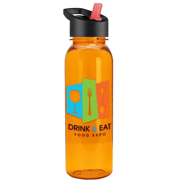 Garyline® Flat-Sided Tritan® Bottle with Flip-Straw Lid -...... from ASI 40480 Koozie Group