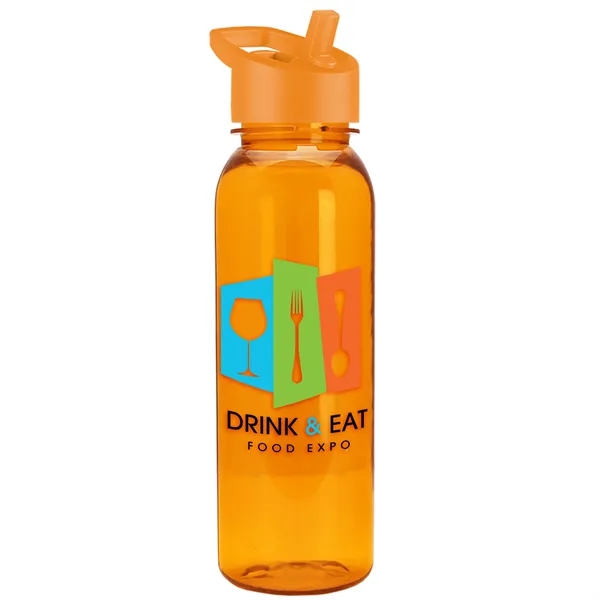 Garyline® Flat-Sided Tritan® Bottle with Flip-Straw Lid -...... from ASI 40480 Koozie Group