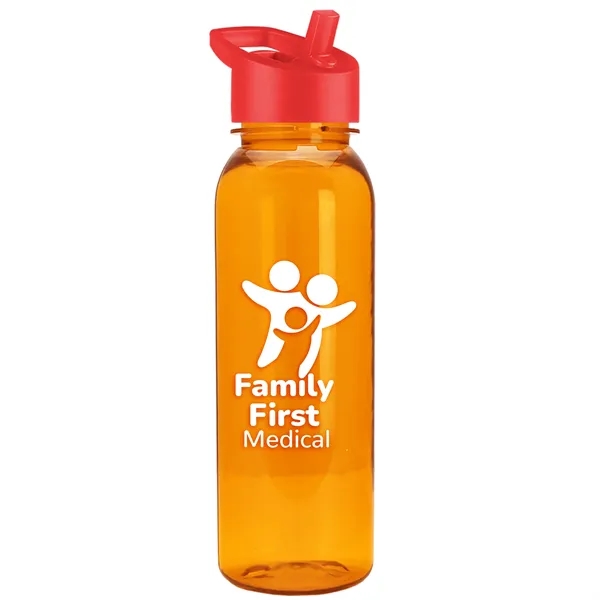 Garyline® Flat-Sided Tritan® Bottle with Flip-Straw Lid -...... from ASI 40480 Koozie Group