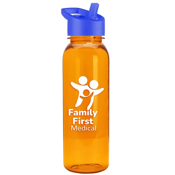 Garyline® Flat-Sided Tritan® Bottle with Flip-Straw Lid -...... from ASI 40480 Koozie Group