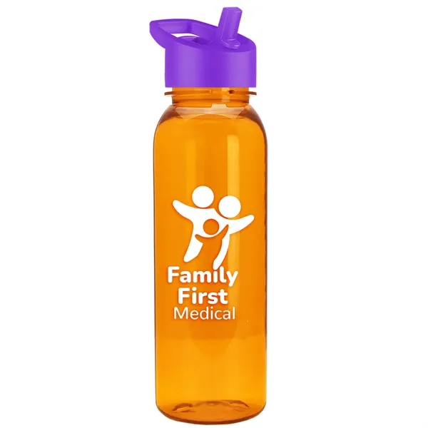 Garyline® Flat-Sided Tritan® Bottle with Flip-Straw Lid -...... from ASI 40480 Koozie Group