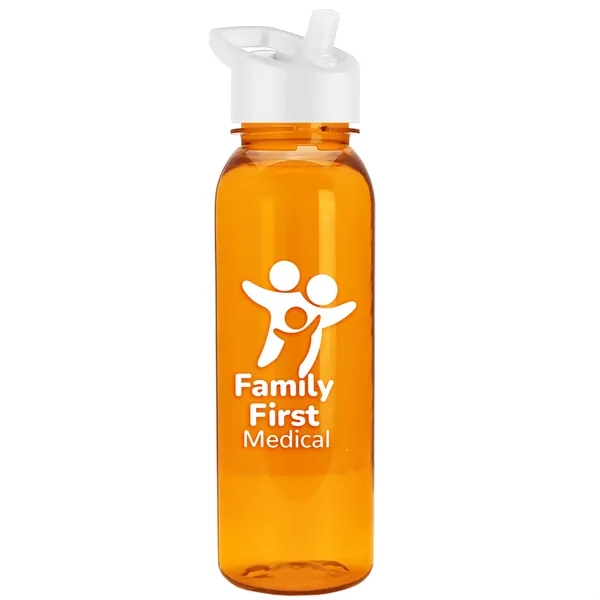 Garyline® Flat-Sided Tritan® Bottle with Flip-Straw Lid -...... from ASI 40480 Koozie Group