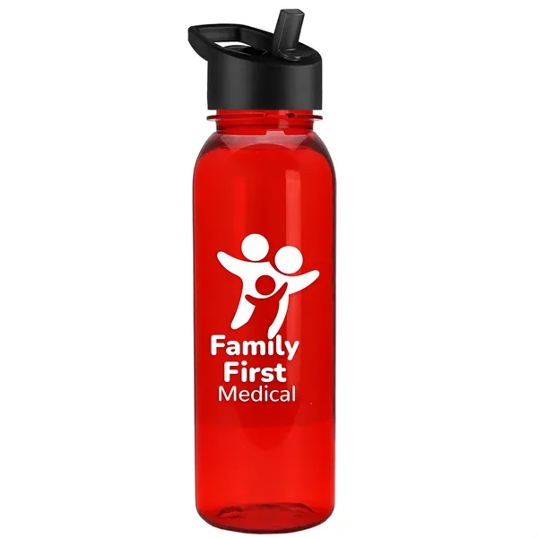 Garyline® Flat-Sided Tritan® Bottle with Flip-Straw Lid -...... from ASI 40480 Koozie Group