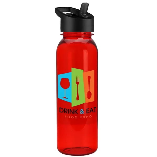 Garyline® Flat-Sided Tritan® Bottle with Flip-Straw Lid -...... from ASI 40480 Koozie Group