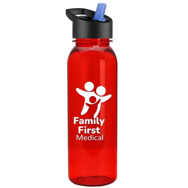 Garyline® Flat-Sided Tritan® Bottle with Flip-Straw Lid -...... from ASI 40480 Koozie Group