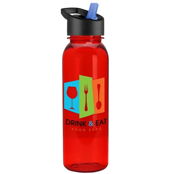 Garyline® Flat-Sided Tritan® Bottle with Flip-Straw Lid -...... from ASI 40480 Koozie Group